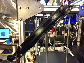 folger tech ft-5 frame strut brace 3d printer parts 3d print model - Mito3D