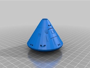 apollo capsule 3d printing nasa space 3d print model - Mito3D