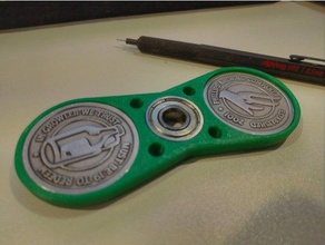 parametrik fidget spinner Kırlangıç belirteçleri mekanik oyuncaklar 3d print model - Mito3D