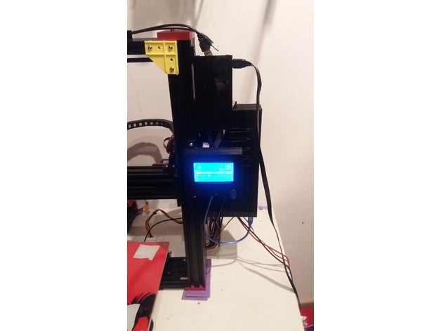 tevo black widow controlbox vertical mounting profile 3d printer parts 3D print model - Mito3D
