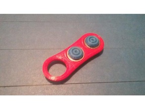 offset fidget spinner mechanical toys 608zz bearing hand ring swinger toy 3d print model - Mito3D