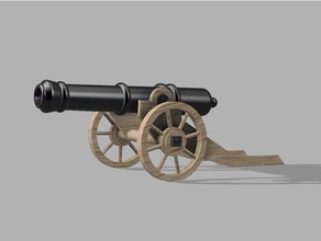 le canon modèles arme à feu 3d print model - Mito3D