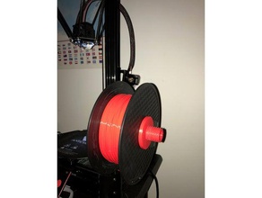 spool holder 2020 extrusions deltas 3d printer parts filament mount 3d print model - Mito3D