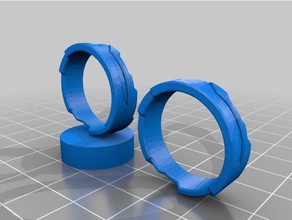 tron rings 3d printing 3d print model - Mito3D