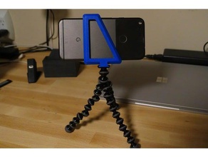 pixel xl gorillapod mini montagem A impressão 3d o google gorilla pod monte 3d print model - Mito3D