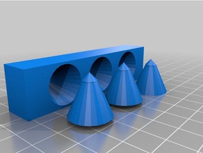 3-d printed braiding block gov stem 3d printing 3d print model - Mito3D
