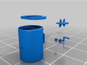 self-mixing cup diy mixing utility 3d print model - Mito3D