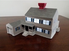 glen Noel köy evi binalar ve yapılar Köyü 56 bölüm dickensville hawthorne evler manzara landschaft lemax luville model hıyar 3d print model - Mito3D