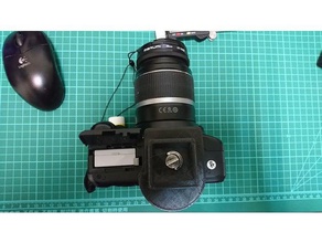 treppiede sgancio rapido accesso a batteria la fotocamera eos 550d 3d print model - Mito3D