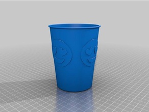 heart eyes emoji cup kitchen & dining love you valentine valentines day 3d print model - Mito3D