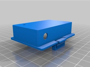 orange diy tx module case taranis hobby 3d print model - Mito3D