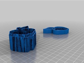 tiny apple box containers customized 3d print model - Mito3D