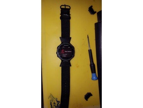 garmin forerunner watchband adapters sport & outdoors 220 235 620 635 adapter gps smartwatch watch band wristband wristwatch 3d print model - Mito3D