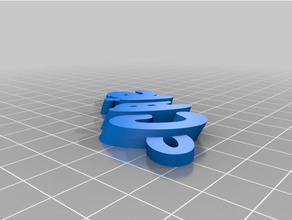 claire organização personalizado 3d print model - Mito3D