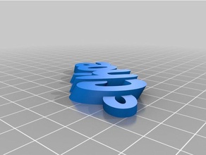 chloe organización personalizado 3d print model - Mito3D