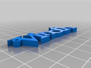 clave chai vinoth llaveros personalizado 3d print model - Mito3D