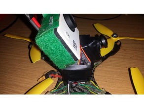 fpv action cam titulaire x cadre darkside sct support d'antenne r c véhicules 3d print model - Mito3D