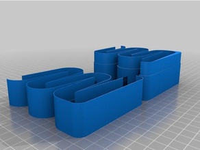 mi personalizadas de batería dispensador 04 organización personalizado 3d print model - Mito3D