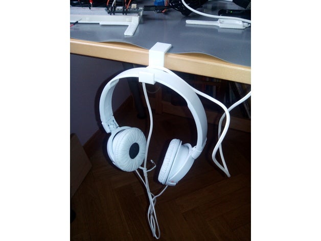 headset holder audio 3D print model - Mito3D