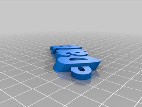 o daniel organização personalizado 3d print model - Mito3D
