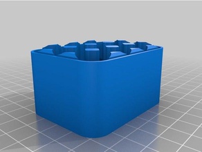 aa base battery case containers customized 3d print model - Mito3D