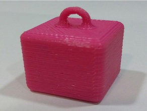 cube clé de la chaîne les mathématiques l'art 3d print model - Mito3D