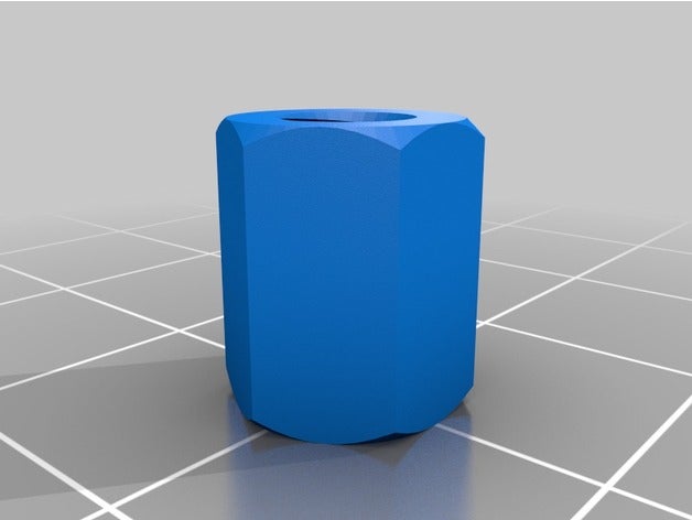 piulita m5 cu 10 parti su misura 3D print model - Mito3D