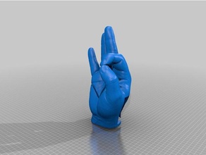 large 3d hand clip trs prehensor prosthetic testing accessories printable prosthetics arm 3d print model - Mito3D