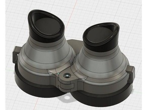 nikon tc-e3 binocular shell physics & astronomy 3d print model - Mito3D