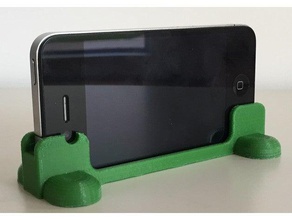 iphone 4 horizontal de pie el teléfono móvil 4s webcam 3d print model - Mito3D