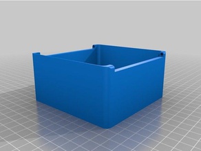 meu personalizados magnético com dobradiça box2 recipientes personalizado 3d print model - Mito3D