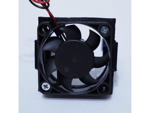 fan holder stepper nema 17 3d printer accessories 40mm 3d print model - Mito3D