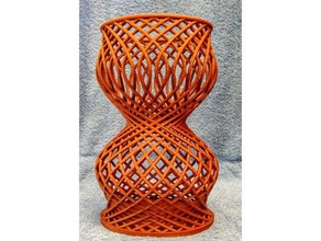 basketweave3 decor basket container 3d print model - Mito3D