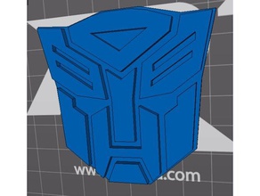 transformers logo 3d printing 3d print model - Mito3D