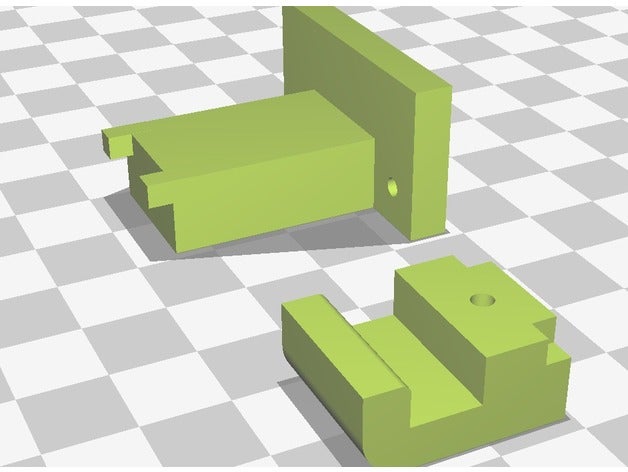 a8 a6 anet arka çerçeve taşıyıcı basılı tutun 3d yazıcı parçaları yükseltme 3D print model - Mito3D