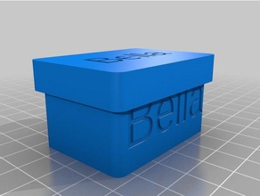 bella caixa organização personalizado 3d print model - Mito3D
