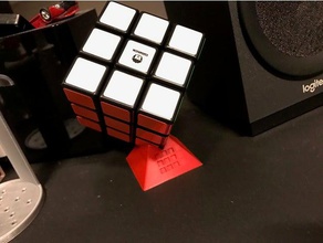 rubik's cube stand puzzles rubiks le 3d print model - Mito3D