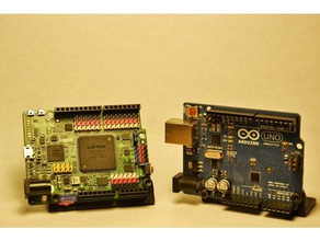 icezum-arduino stand holder electronics arduino created freecad fpga fpgawars 3d print model - Mito3D