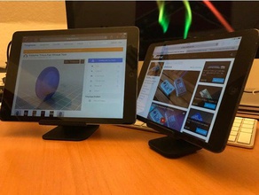ipad mini iphone stand la tableta el de pie 3d print model - Mito3D