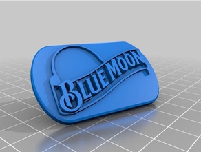 ímã azul-lua modelos 3d print model - Mito3D