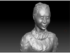 las mujeres de busto esculturas el femenino figura la mujer estatuilla novia escultura estatua thingiverse z-brush 3d print model - Mito3D