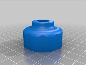 knob 12 5mm nut replacement parts customized 12mm 3d print model - Mito3D