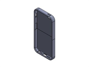 el iphone 5s se tapa teléfono móvil apple caso de la cubierta 5 3d print model - Mito3D