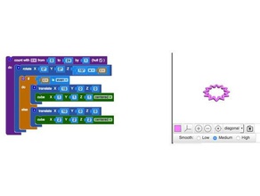 sole La stampa 3d blockscad loop matematica arte 3d print model - Mito3D