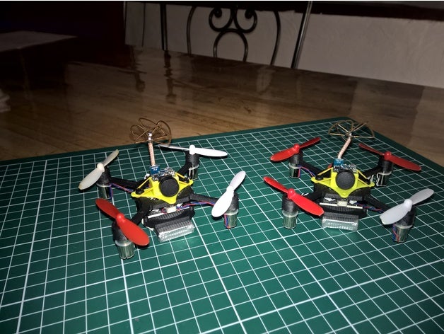 mini kwadcopter yeniden eachine qx70 türbin kutusu drone r c araçlar 8520 betaflight fırçalanmış dört gerçek kapalı minidrone minikwad İHA nanoqx nano quad racer quadcopter spracingf3 sp f3 yarış küçük bir çığlık 3D print model - Mito3D