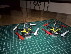mini kwadcopter drone remake eachine qx70 turbine boîte r c véhicules 8520 betaflight brossé quad fpv intérieur minidrone minikwad nanoqx nano coureur quadricoptère spracingf3 ps de courses f3 minuscule whoop 3d print model - Mito3D