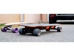 electric skateboard battery & vescs enclosure modular sport outdoors longboard skate torqueboards vesc 3d print model - Mito3D