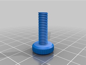 m6x20 my customized nut job bolt washer threaded rod factory parts 3d print model - Mito3D