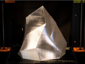 le cristal bâtiments et structures gem de glace berg low poly 3d print model - Mito3D