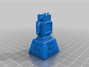 fll trofeo La impresión en 3d de las pruebas personalizado 3d print model - Mito3D